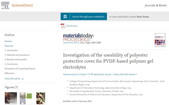 Publish a scientific article in Scopus container 